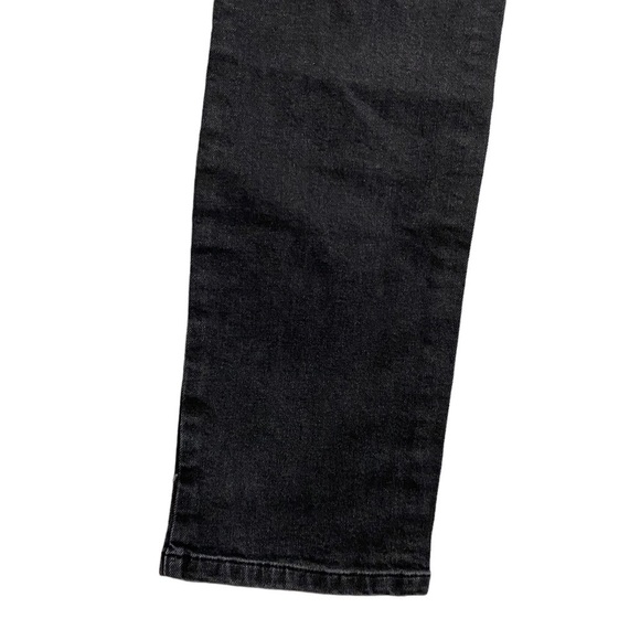 The Ragged Priests High Rise Slim Straight Leg Black Jeans Distressed Ripped 30 - Picture 8 of 15